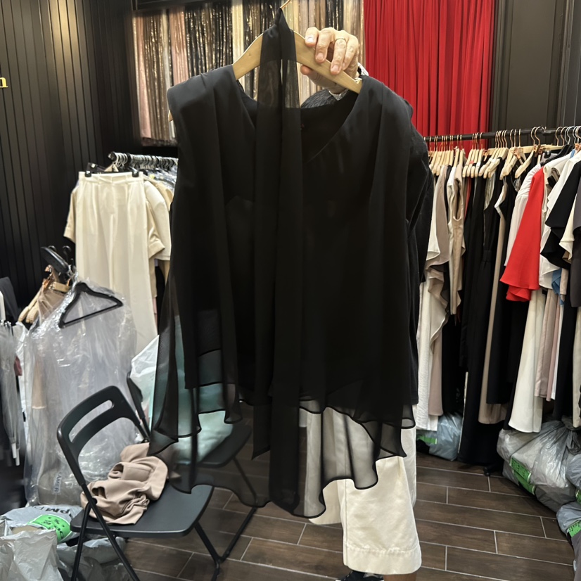 HERISH東大門㊣實拍女裝新品真品時尚吊帶背心含圍巾斗篷雪紡Herish吊帶/背心圖色2