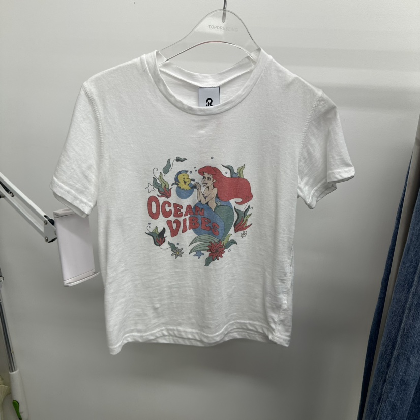 TOPDRESSING韓國代購㊣女士新品休閑人氣推薦熱賣25春夏T恤TOPDRESSINGT恤圖色2