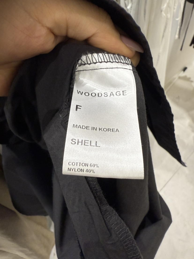 WOOD SAGE韓國代購㊣女裝新品25春夏時尚人氣職業真品連衣裙WOOD SAGE連衣裙