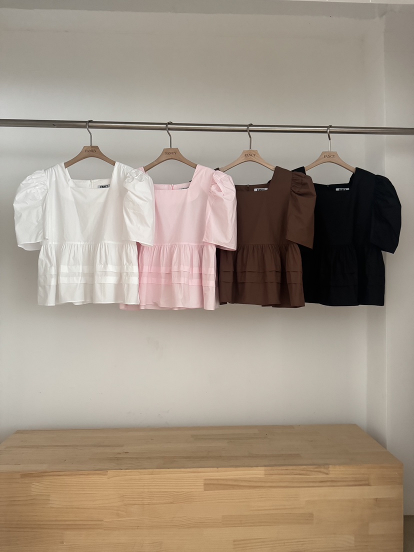 SOMETHING-L東大門㊣直郵女士新品推薦休閑時尚襯衫蕾絲衫Something/FANCY襯衫/蕾絲衫