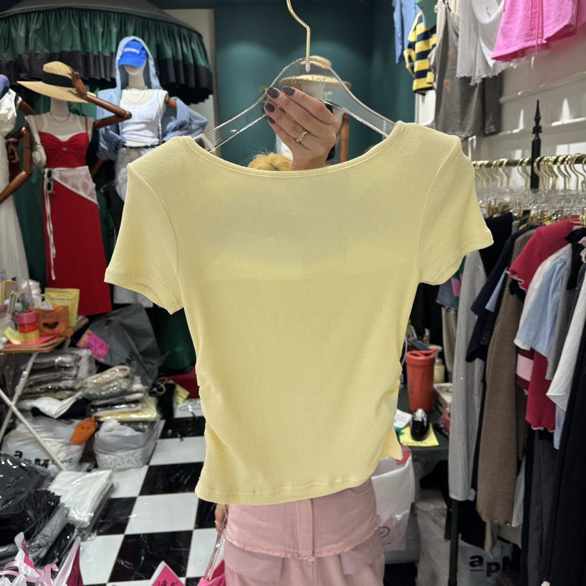 3COLOR東大門㊣代購女裝新款職業T恤Three colorT恤圖色2