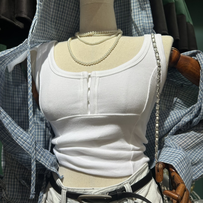 3COLOR韓國直郵㊣女裝新品推薦吊帶背心Three color吊帶/背心圖色3