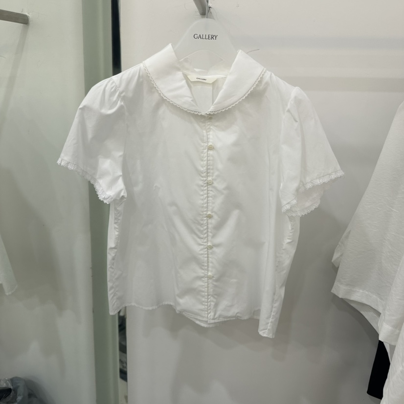 GALLERY-P韓國直郵㊣女裝新品時尚熱賣人氣推薦襯衫蕾絲衫GALLERY襯衫/蕾絲衫