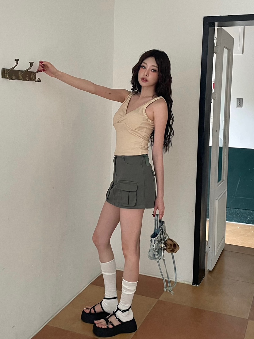 JOURNEY東大門㊣直郵女裝新款25春夏職業真品人氣休閑吊帶背心JOURNEY吊帶/背心