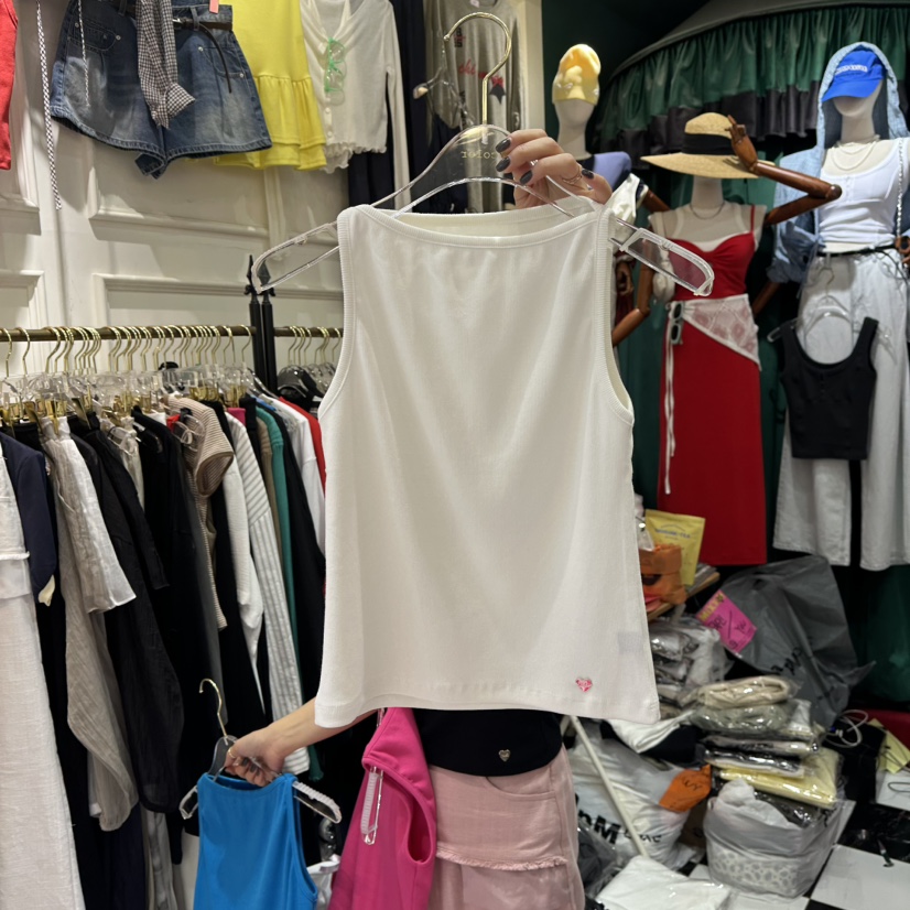 3COLOR東大門㊣直郵女士新款人氣吊帶背心Three color吊帶/背心圖色3