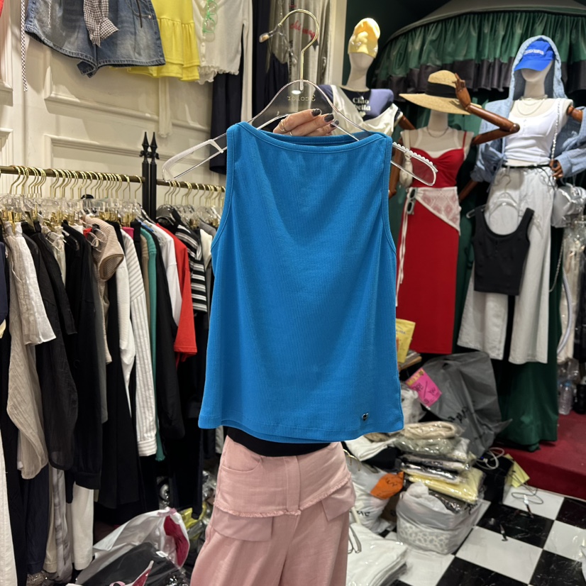 3COLOR東大門㊣直郵女士新款人氣吊帶背心Three color吊帶/背心圖色4