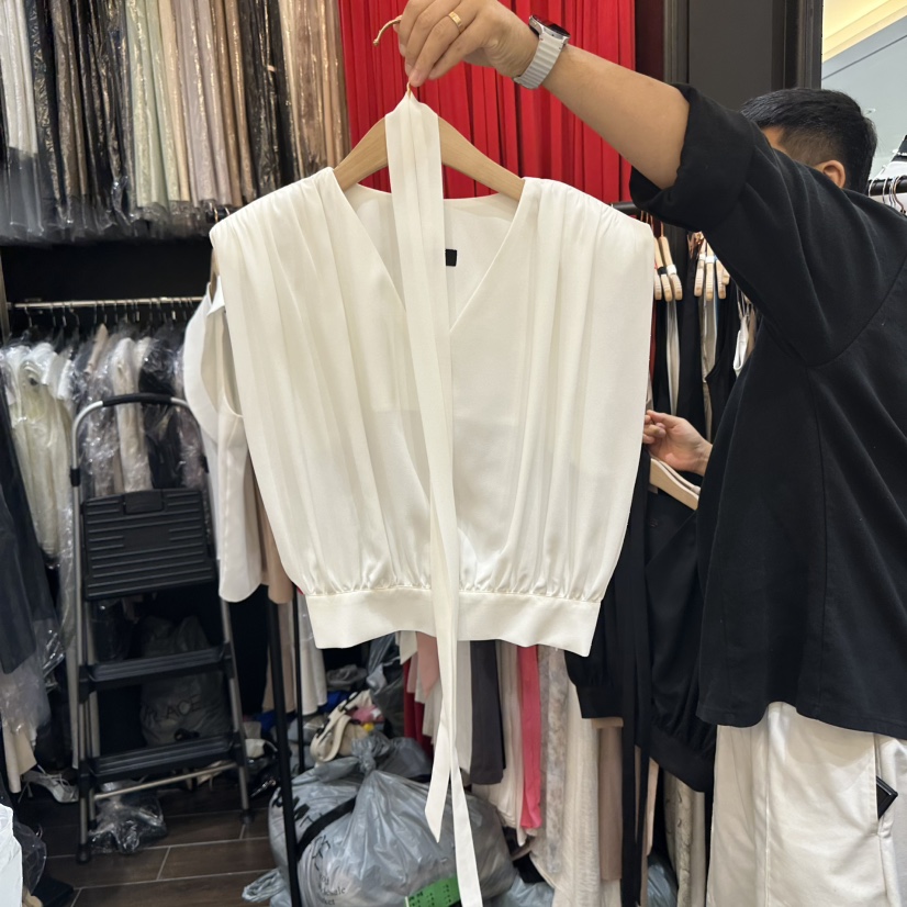 HERISH東大門㊣實拍女裝新款休閑時尚25春夏吊帶背心含圍巾Herish吊帶/背心圖色1
