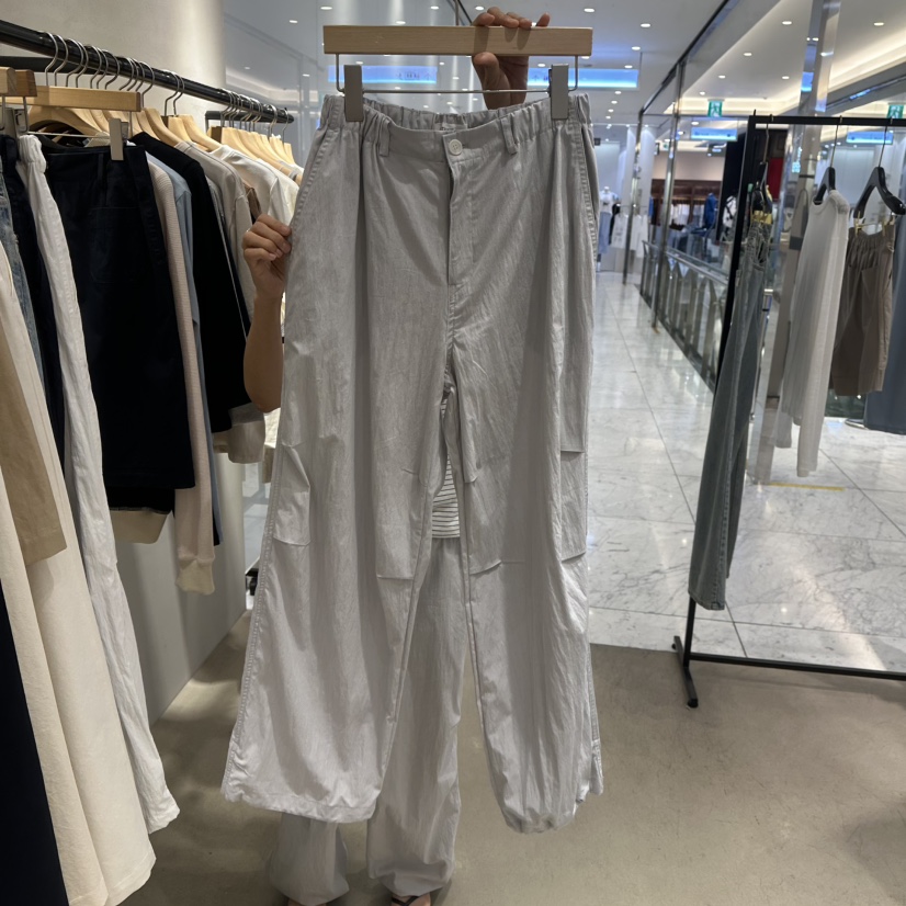BOUTIQUE SEOUL-P韓國直郵㊣女士新品25春夏休閑熱賣休閑褲But ton/BOUTIQUE SEOUL休閑褲