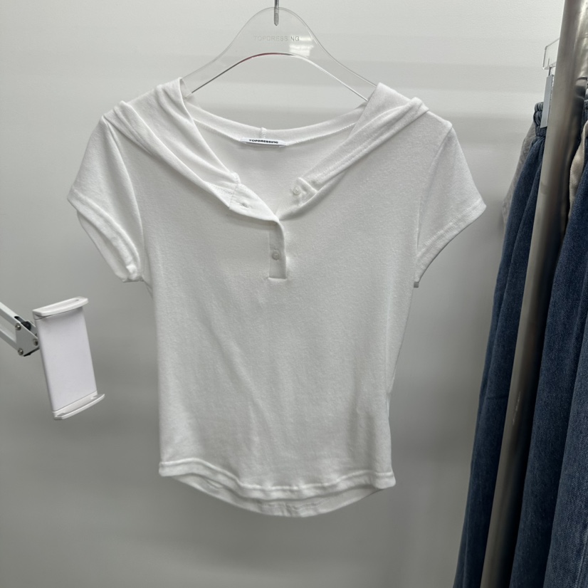 TOPDRESSING東大門㊣直郵女裝新品推薦人氣熱賣職業休閑T恤TOPDRESSINGT恤