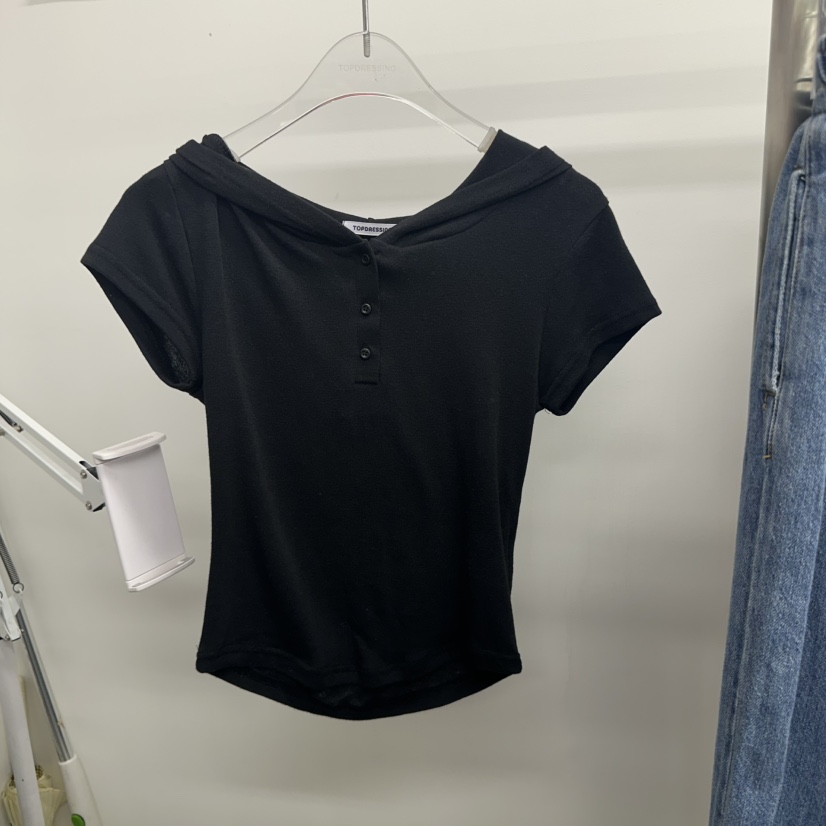 TOPDRESSING東大門㊣直郵女裝新品推薦人氣熱賣職業休閑T恤TOPDRESSINGT恤圖色2