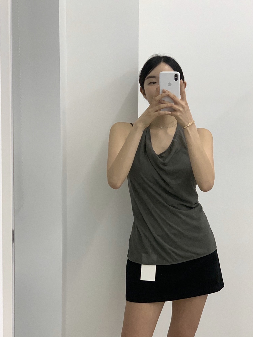 MEMOIRE東大門㊣直郵女士新品職業推薦人氣25春夏熱賣吊帶背心MEMOIRE吊帶/背心