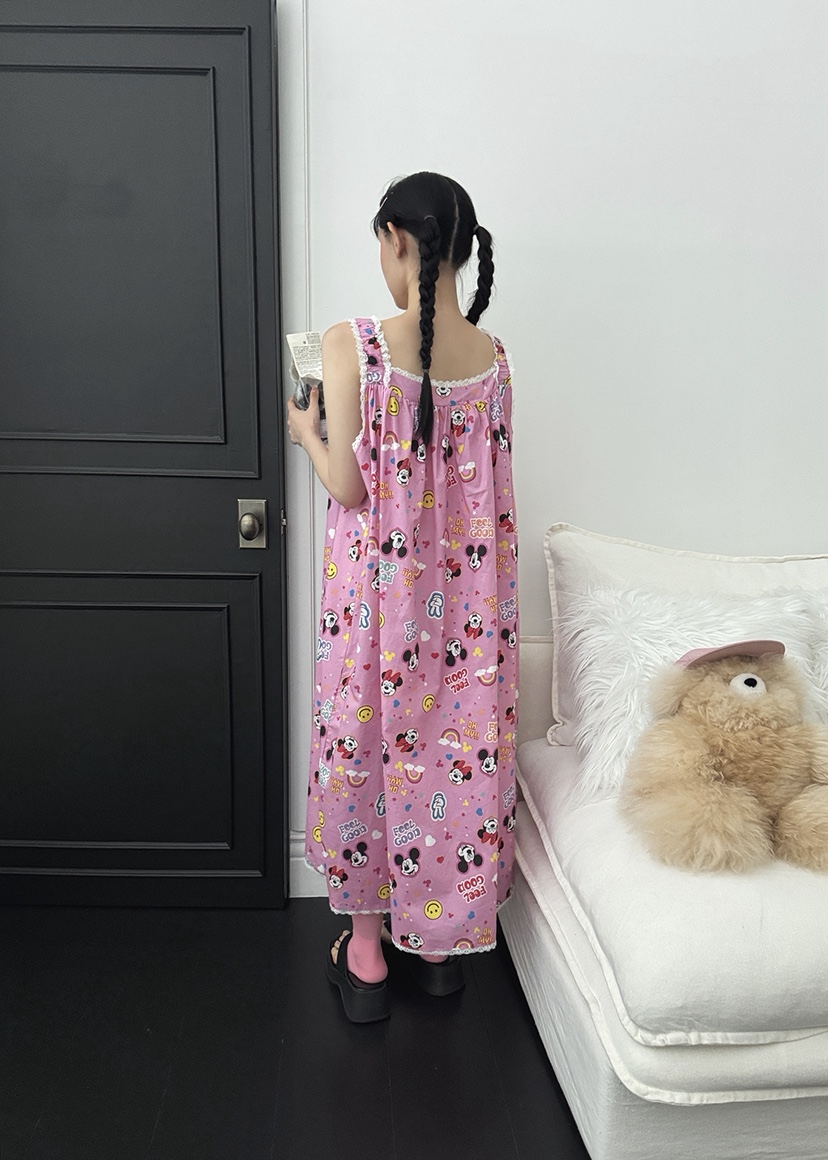 OURWAVE/OUR ROOM韓國代購㊣女裝新品熱賣25春夏時尚睡衣Our Wave/Our Room睡衣