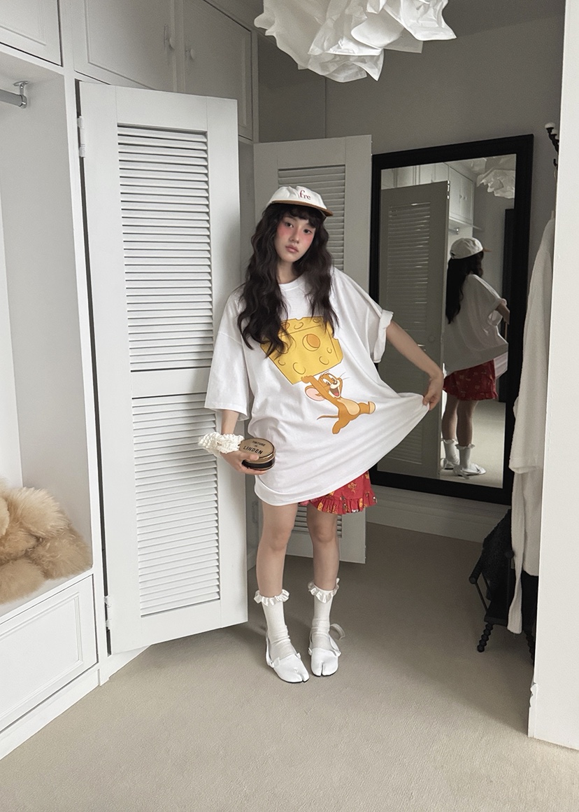 OURWAVE/OUR ROOM韓國直郵㊣女士新款休閑睡衣兩件套套裝Our Wave/Our Room睡衣