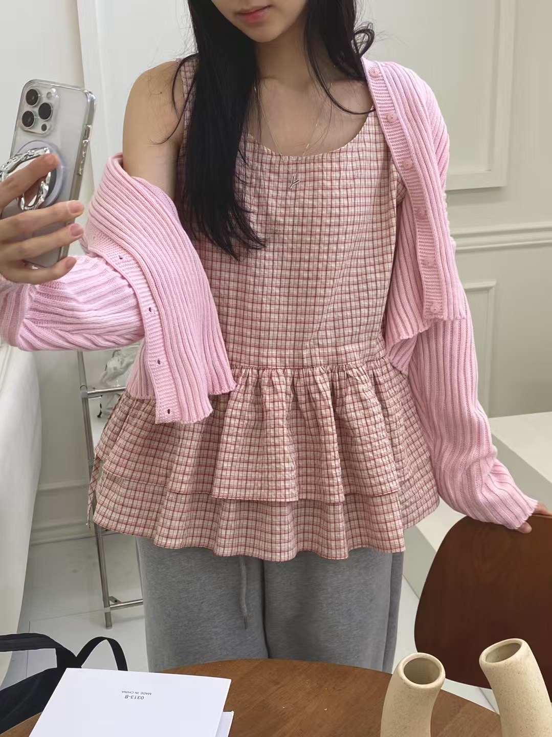 ONTHEMOOD韓國代購㊣女裝新款人氣熱賣休閑真品時尚襯衫蕾絲衫RIPPLE襯衫/蕾絲衫