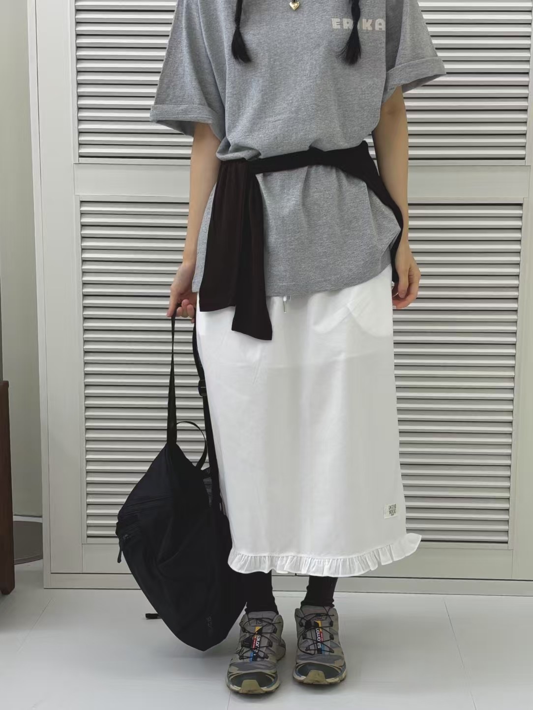 ONTHEMOOD東大門㊣實拍女裝新款時尚休閑真品熱賣職業25春夏長裙RIPPLE長裙