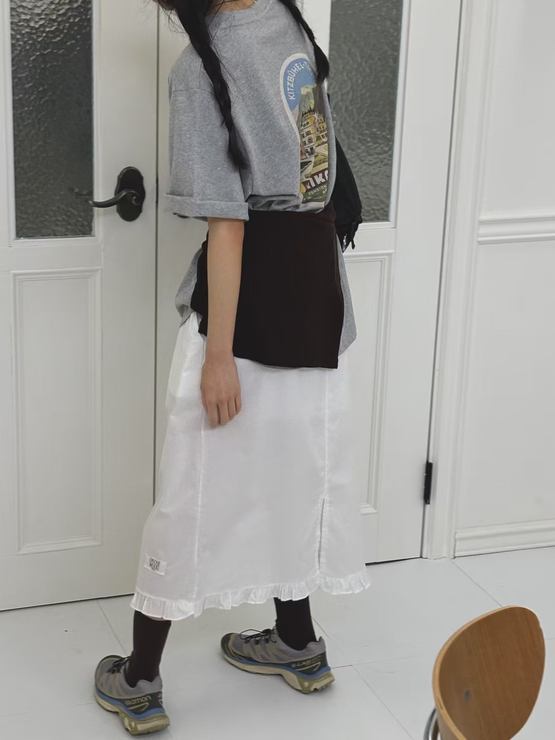 ONTHEMOOD東大門㊣實拍女裝新款時尚休閑真品熱賣職業25春夏長裙RIPPLE長裙