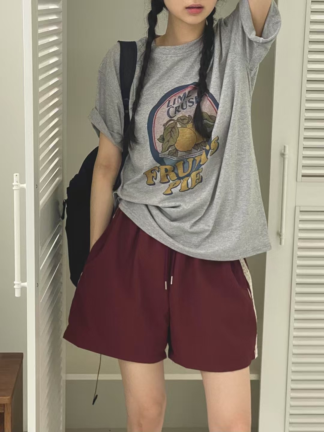 ONTHEMOOD東大門㊣實拍女士新款休閑職業真品時尚熱賣25春夏短褲RIPPLE短褲