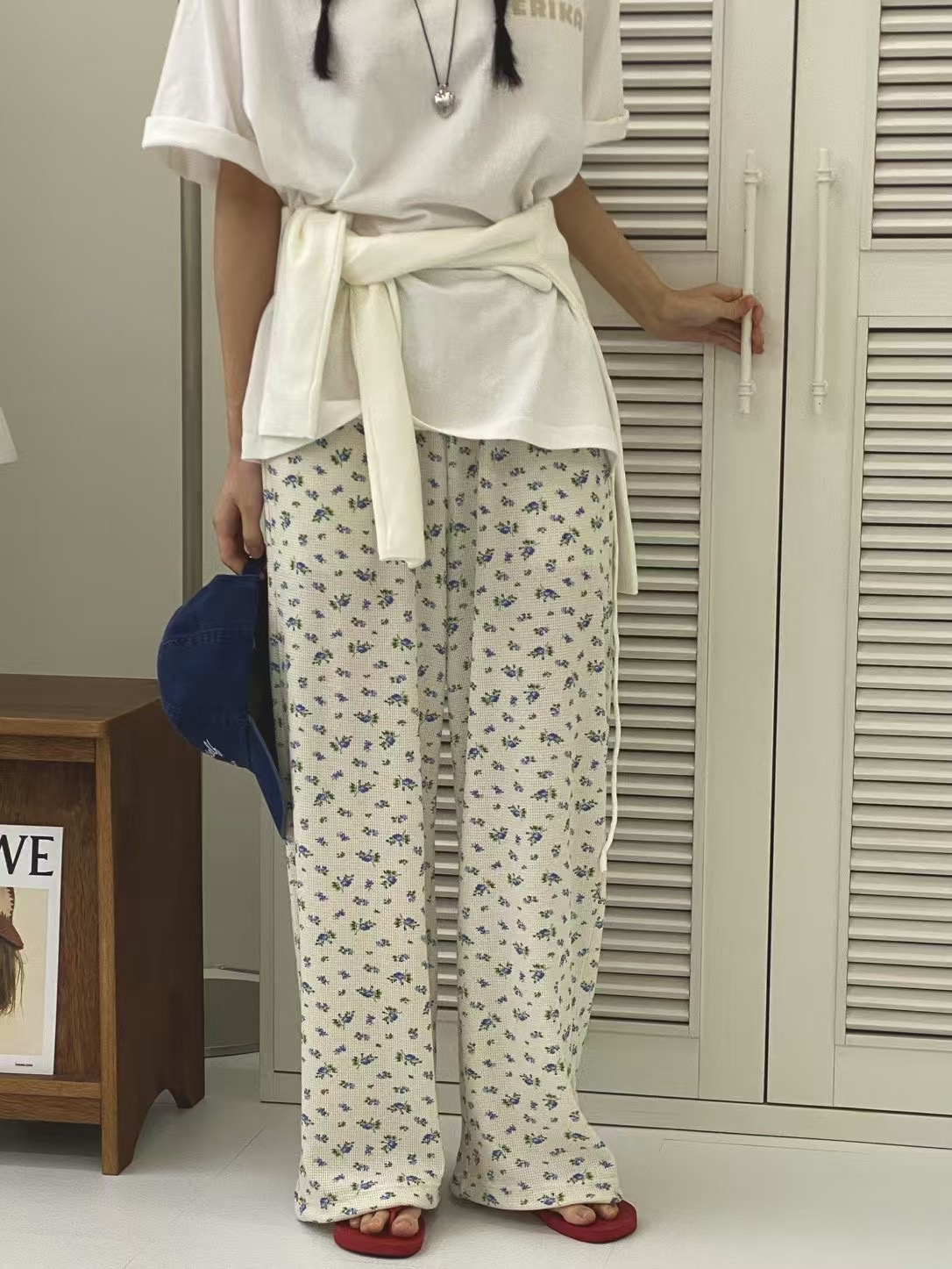 ONTHEMOOD東大門㊣直郵女士新品25春夏職業推薦熱賣真品休閑褲RIPPLE休閑褲
