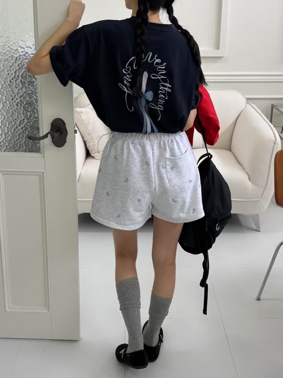 ONTHEMOOD東大門㊣直郵女裝新款25春夏熱賣時尚人氣推薦短褲RIPPLE短褲