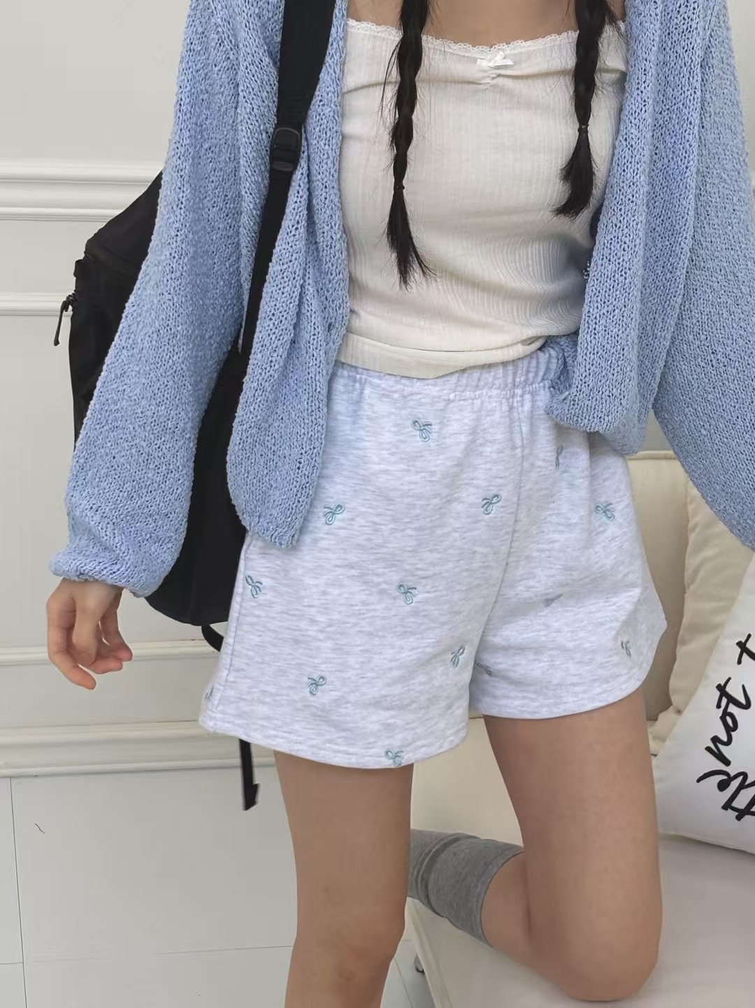 ONTHEMOOD東大門㊣直郵女裝新款25春夏熱賣時尚人氣推薦短褲RIPPLE短褲