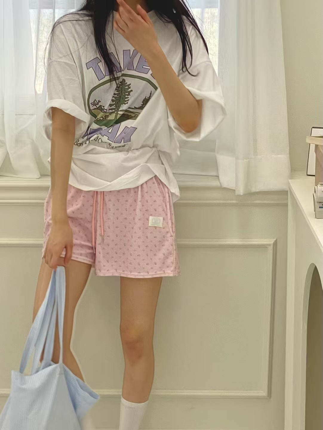 ONTHEMOOD韓國直郵㊣女裝新款休閑職業25春夏真品熱賣推薦短褲RIPPLE短褲