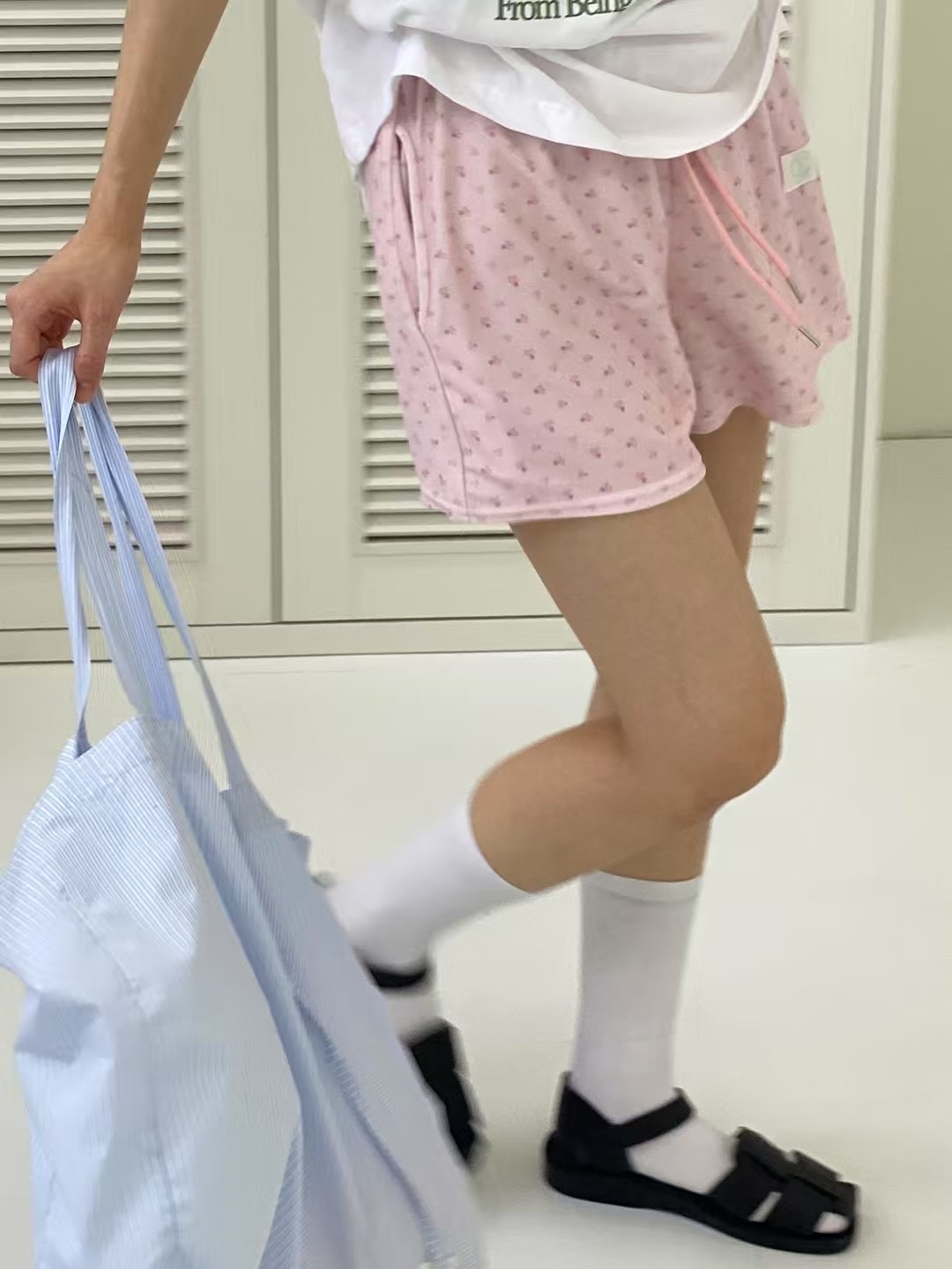 ONTHEMOOD韓國直郵㊣女裝新款休閑職業25春夏真品熱賣推薦短褲RIPPLE短褲