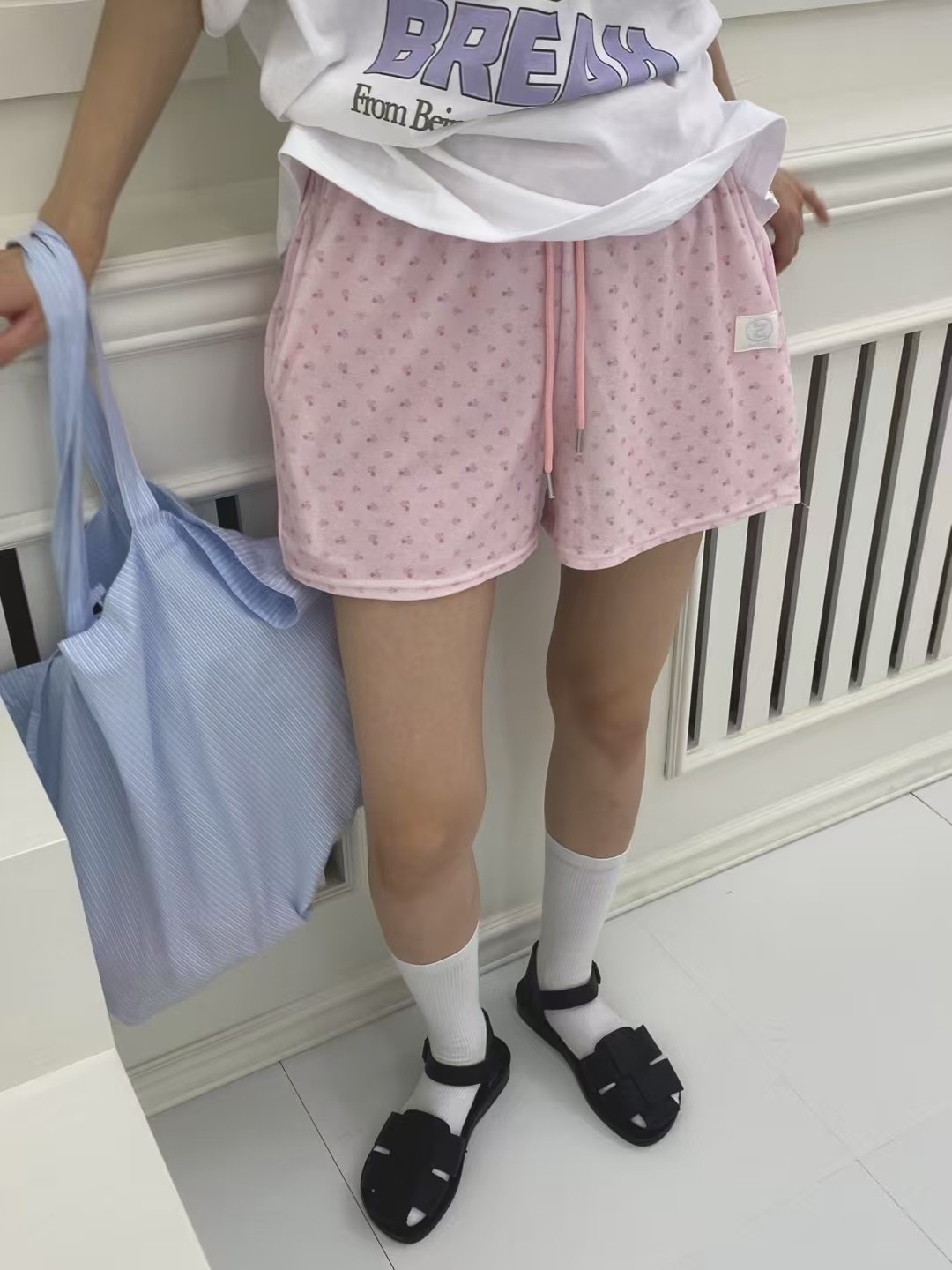ONTHEMOOD韓國直郵㊣女裝新款休閑職業25春夏真品熱賣推薦短褲RIPPLE短褲圖色2