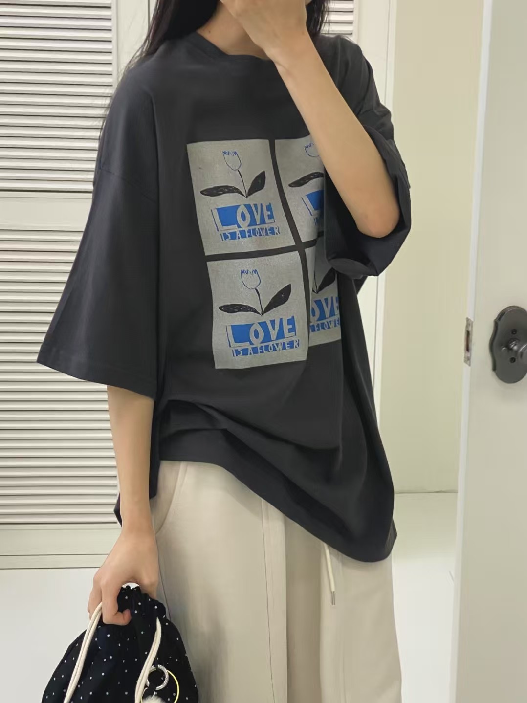 ONTHEMOOD東大門㊣直郵女裝新款熱賣真品人氣25春夏推薦T恤RIPPLET恤圖色3