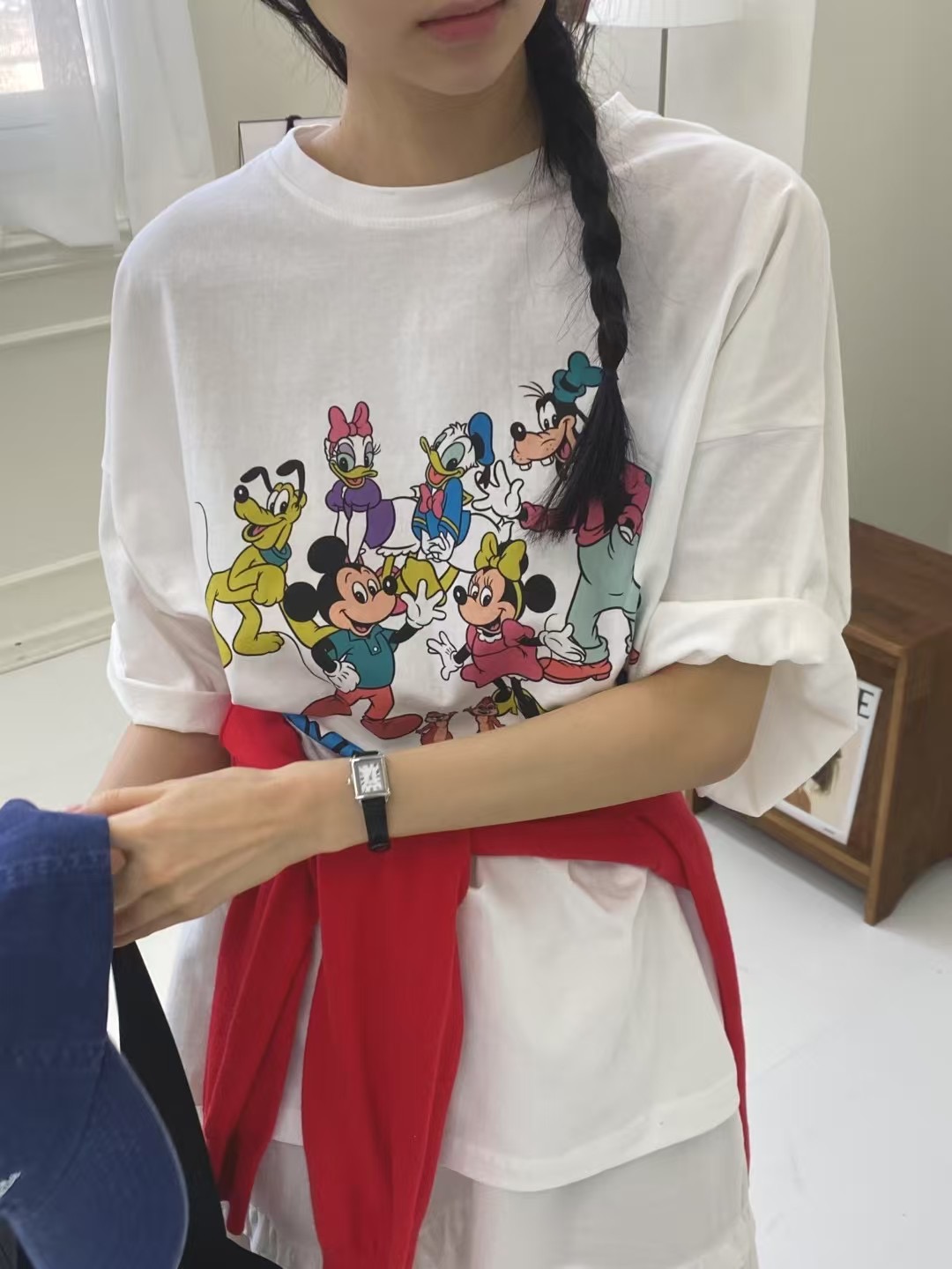 ONTHEMOOD東大門㊣實拍女裝新款熱賣25春夏人氣推薦休閑T恤RIPPLET恤