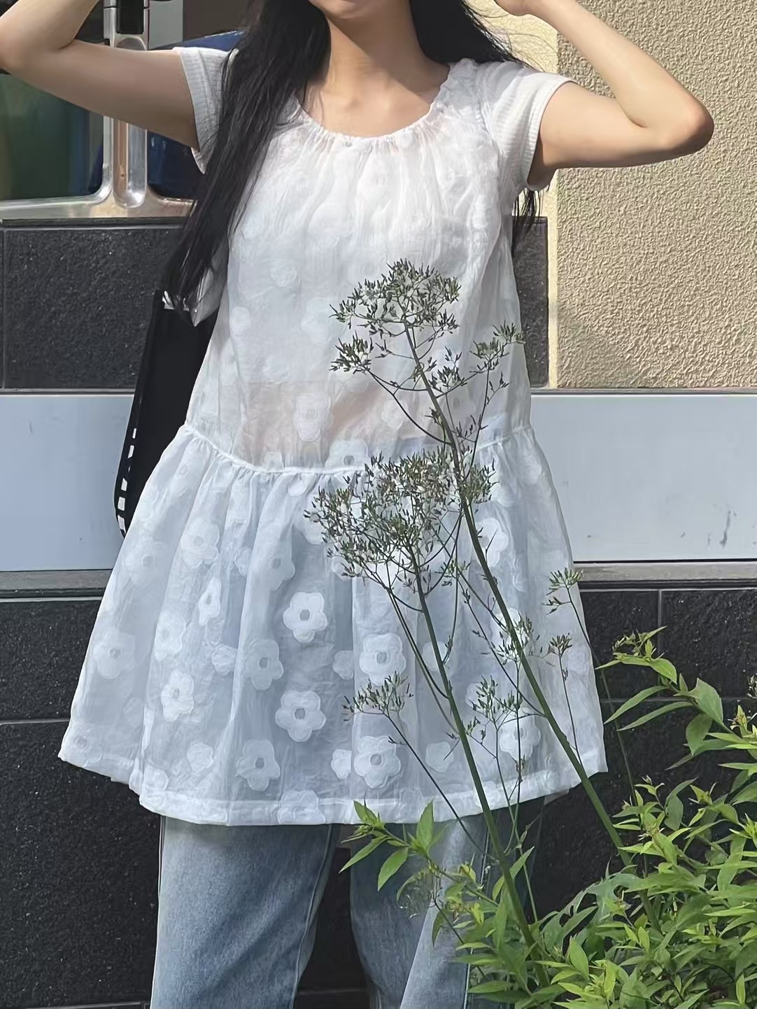 ONTHEMOOD東大門㊣代購女士新品25春夏人氣休閑推薦職業連衣裙RIPPLE連衣裙