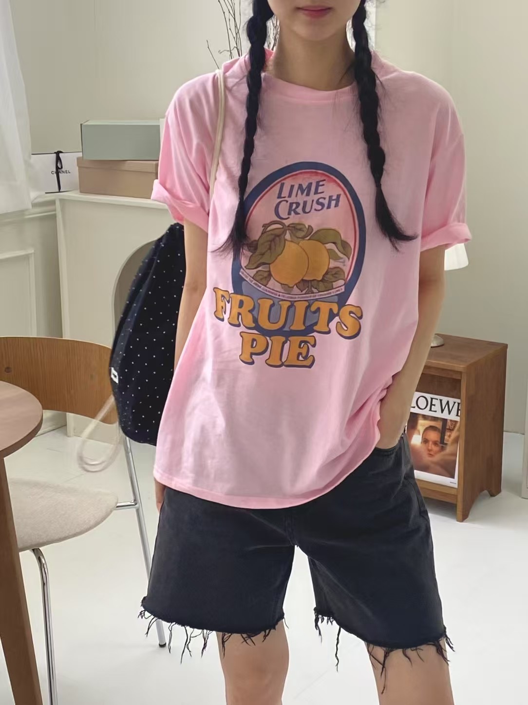 ONTHEMOOD東大門㊣代購女士新品職業熱賣人氣休閑推薦25春夏T恤RIPPLET恤圖色2