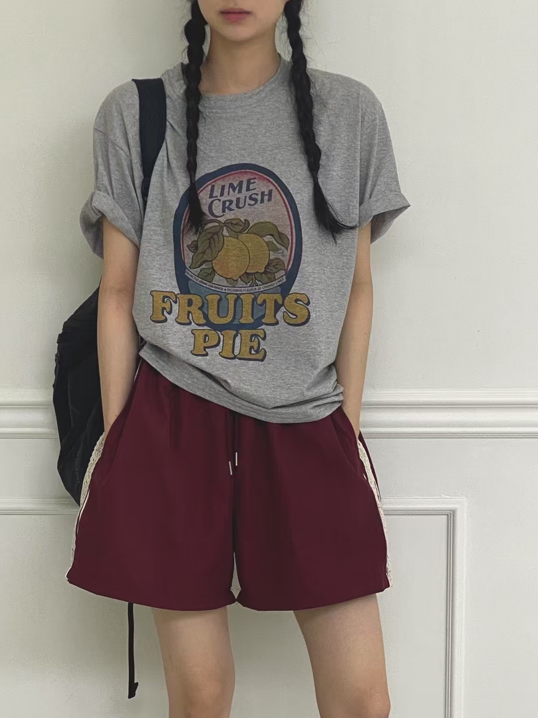 ONTHEMOOD東大門㊣代購女士新品職業熱賣人氣休閑推薦25春夏T恤RIPPLET恤圖色3
