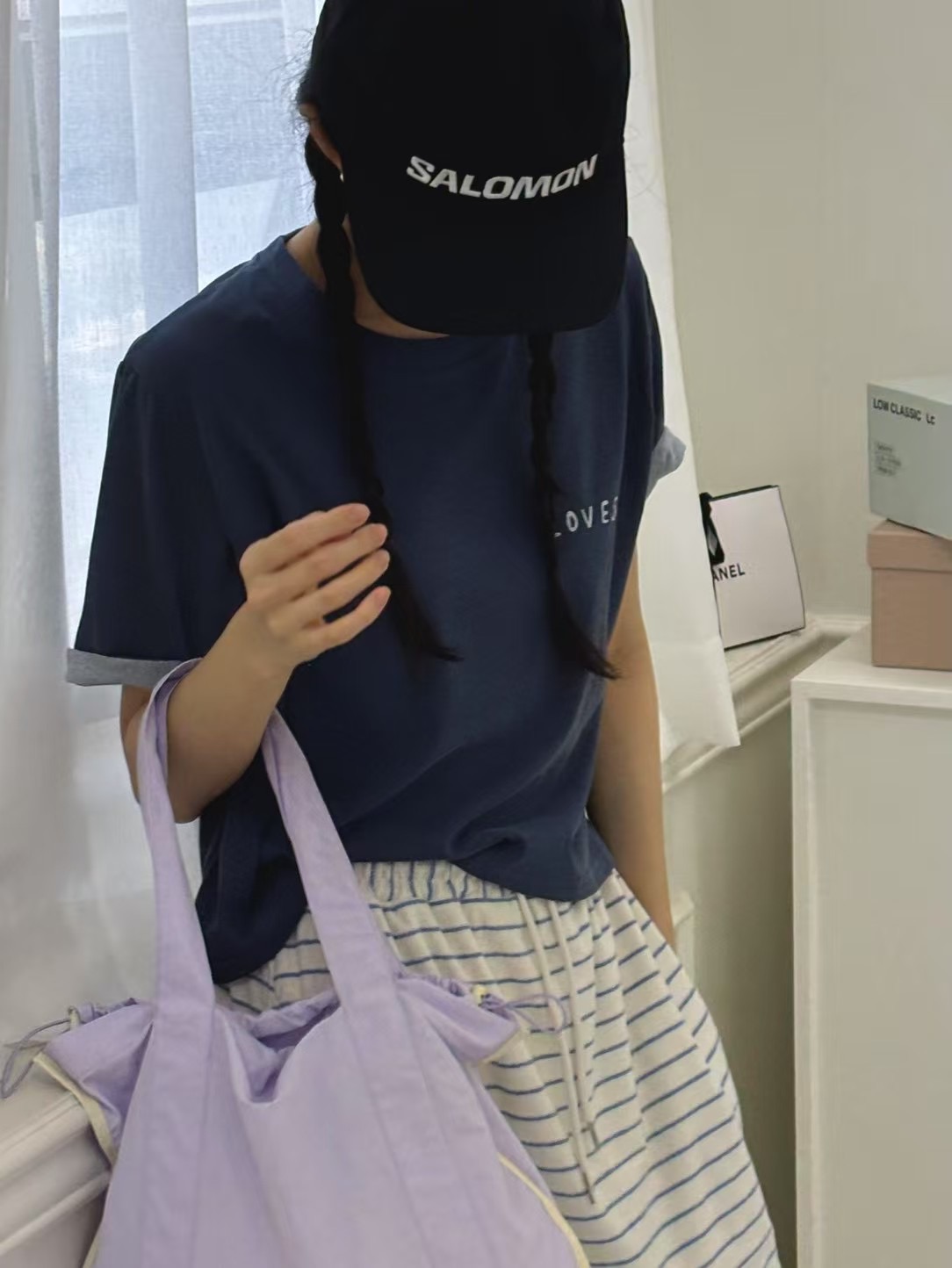 ONTHEMOOD東大門㊣實拍女士新款時尚熱賣推薦休閑人氣25春夏T恤RIPPLET恤圖色3
