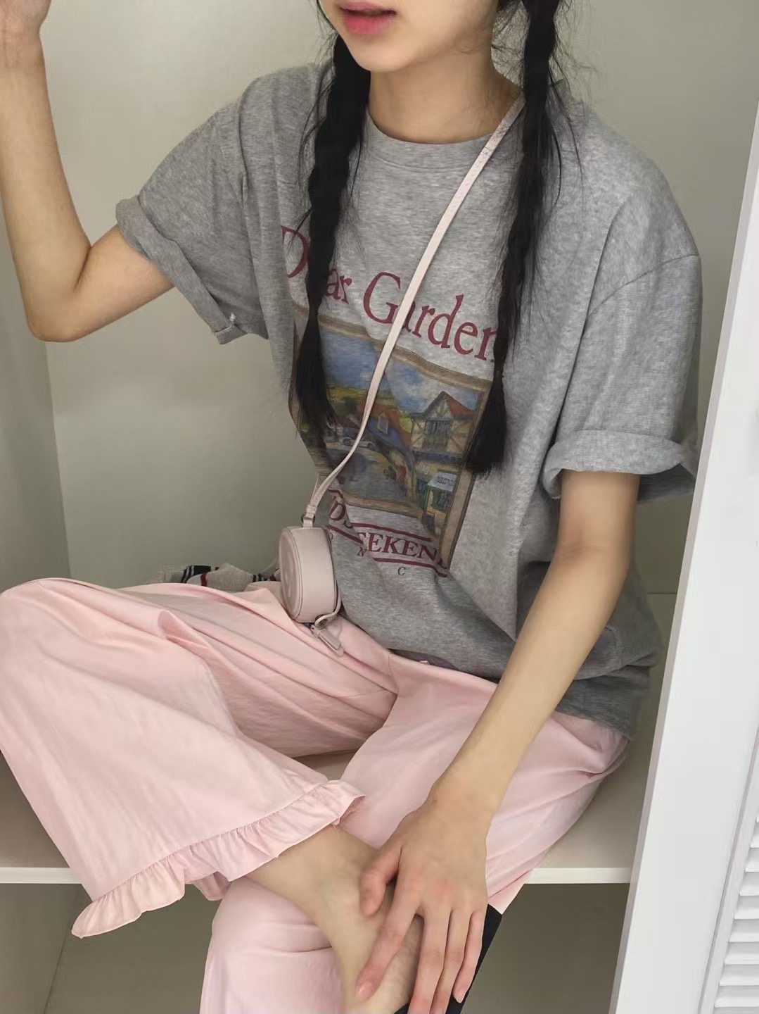 ONTHEMOOD東大門㊣實拍女士新品熱賣推薦休閑時尚人氣休閑褲RIPPLE休閑褲