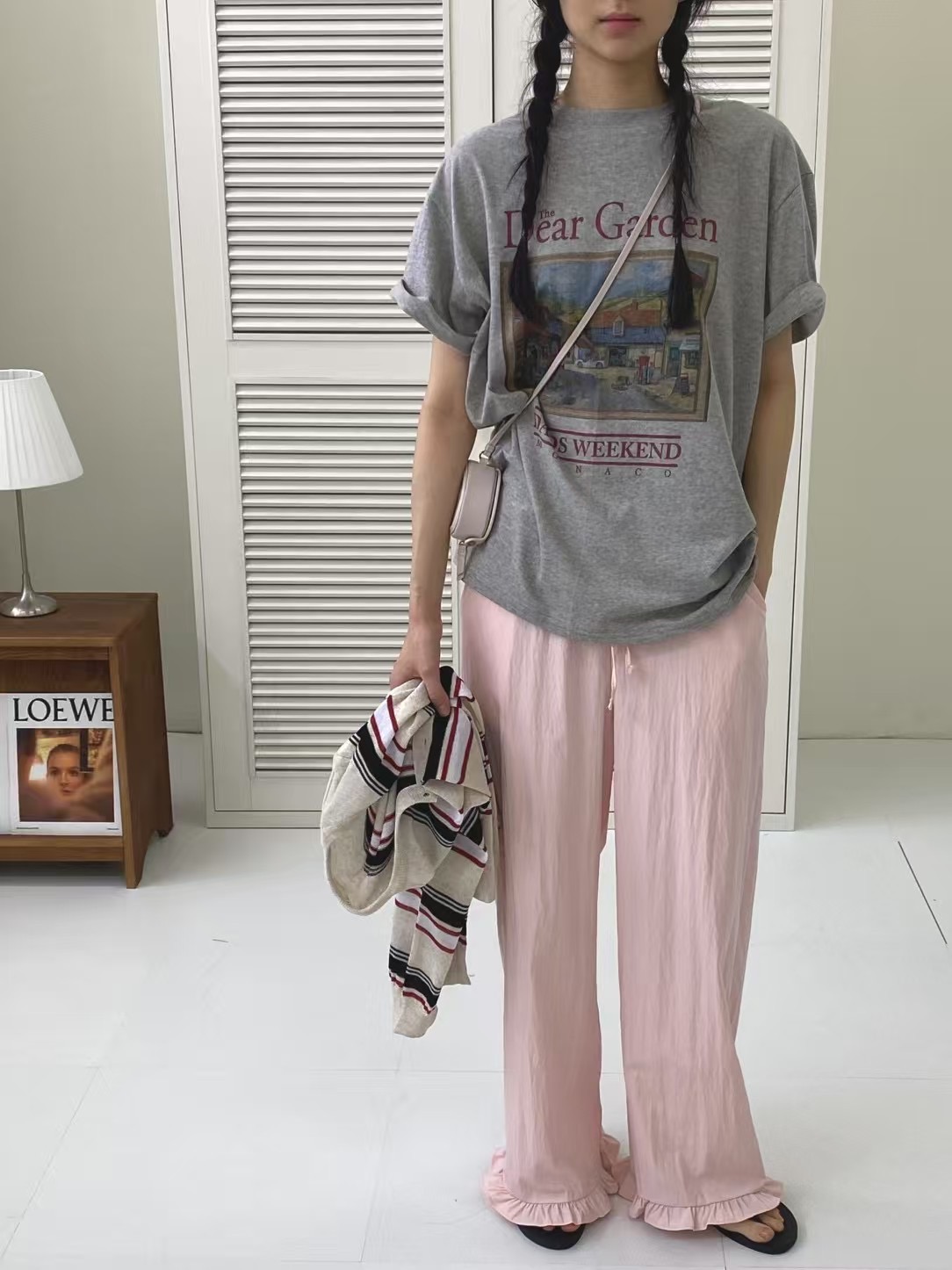 ONTHEMOOD東大門㊣代購女士新品推薦職業休閑時尚25春夏T恤RIPPLET恤圖色2