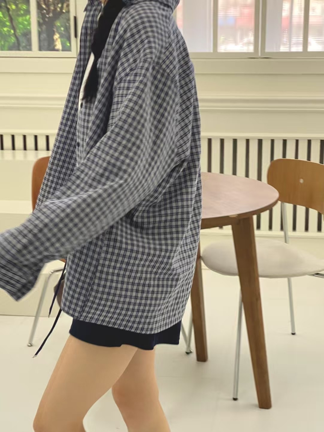 ONTHEMOOD東大門㊣實拍女裝新款人氣時尚休閑真品襯衫蕾絲衫RIPPLE襯衫/蕾絲衫