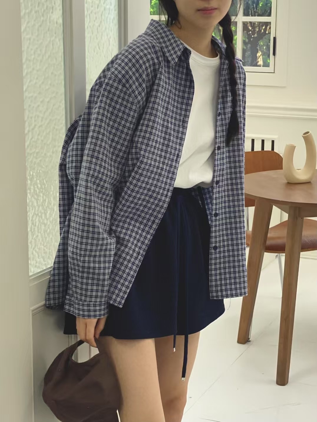ONTHEMOOD東大門㊣實拍女裝新款人氣時尚休閑真品襯衫蕾絲衫RIPPLE襯衫/蕾絲衫