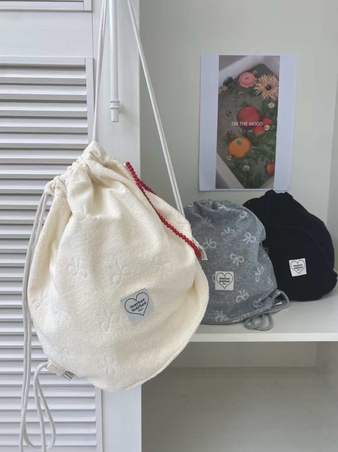 ONTHEMOOD東大門㊣代購女士新品推薦25春夏熱賣職業雙肩背包RIPPLE雙肩背包