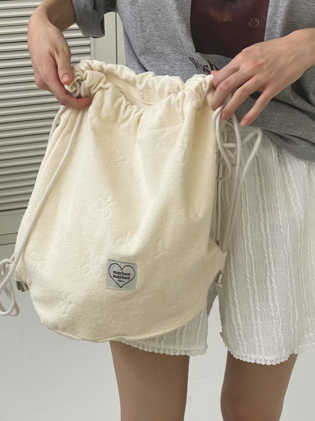 ONTHEMOOD東大門㊣代購女士新品推薦25春夏熱賣職業雙肩背包RIPPLE雙肩背包