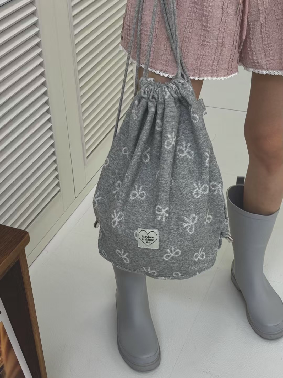 ONTHEMOOD東大門㊣代購女士新品推薦25春夏熱賣職業雙肩背包RIPPLE雙肩背包圖色2