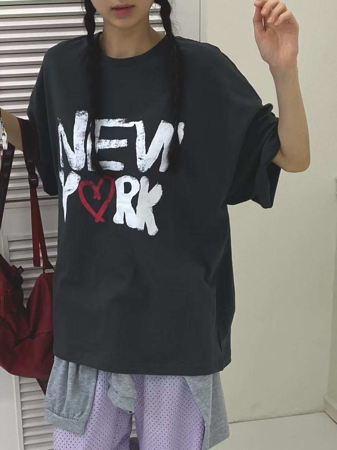 ONTHEMOOD東大門㊣代購女士新款職業時尚真品25春夏熱賣T恤RIPPLET恤圖色3