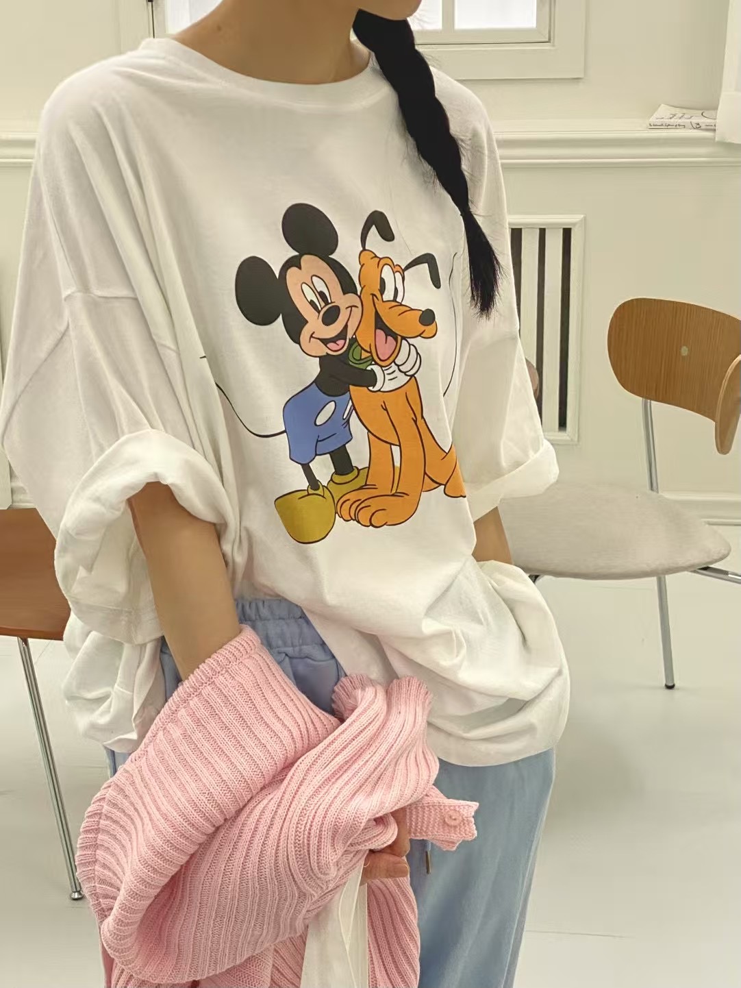 ONTHEMOOD韓國直郵㊣女裝新款職業時尚休閑推薦25春夏熱賣T恤RIPPLET恤