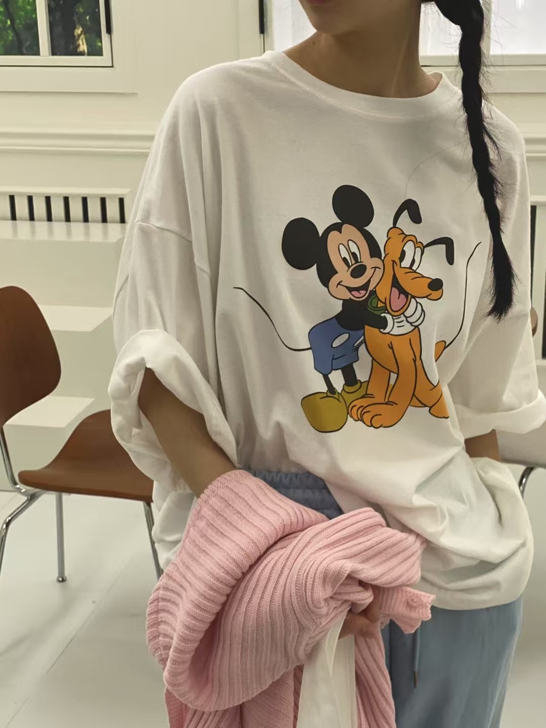 ONTHEMOOD韓國直郵㊣女裝新款職業時尚休閑推薦25春夏熱賣T恤RIPPLET恤