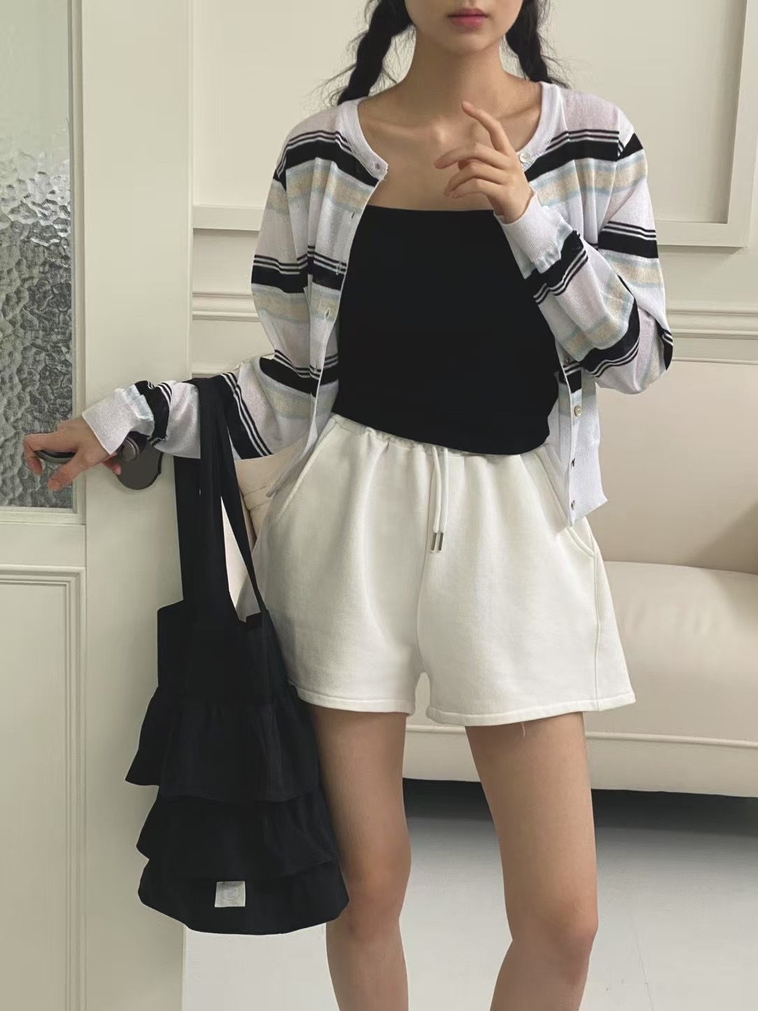 ONTHEMOOD韓國直郵㊣女裝新品人氣25春夏職業熱賣真品針織衫RIPPLE針織衫