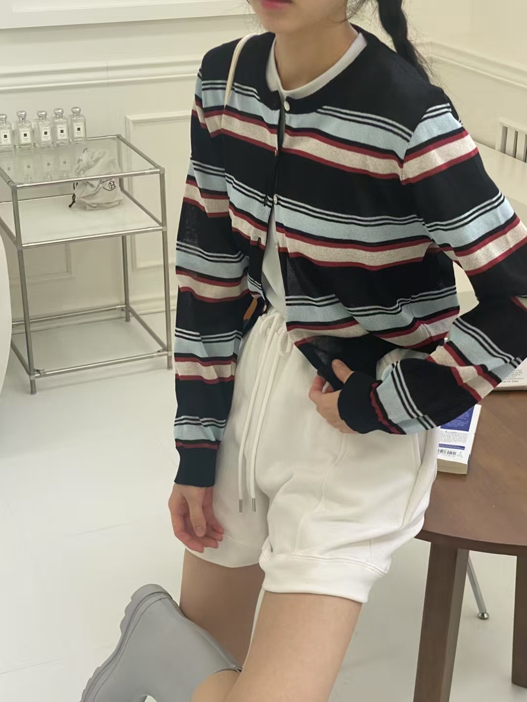 ONTHEMOOD韓國直郵㊣女裝新品人氣25春夏職業熱賣真品針織衫RIPPLE針織衫