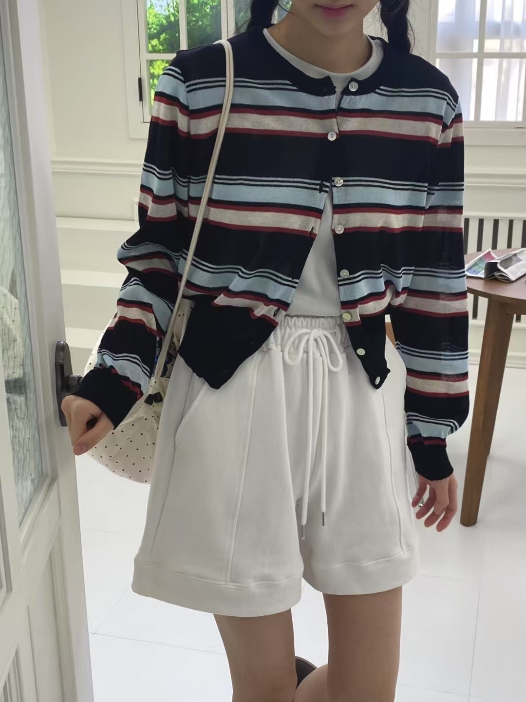 ONTHEMOOD韓國直郵㊣女裝新品人氣25春夏職業熱賣真品針織衫RIPPLE針織衫圖色2
