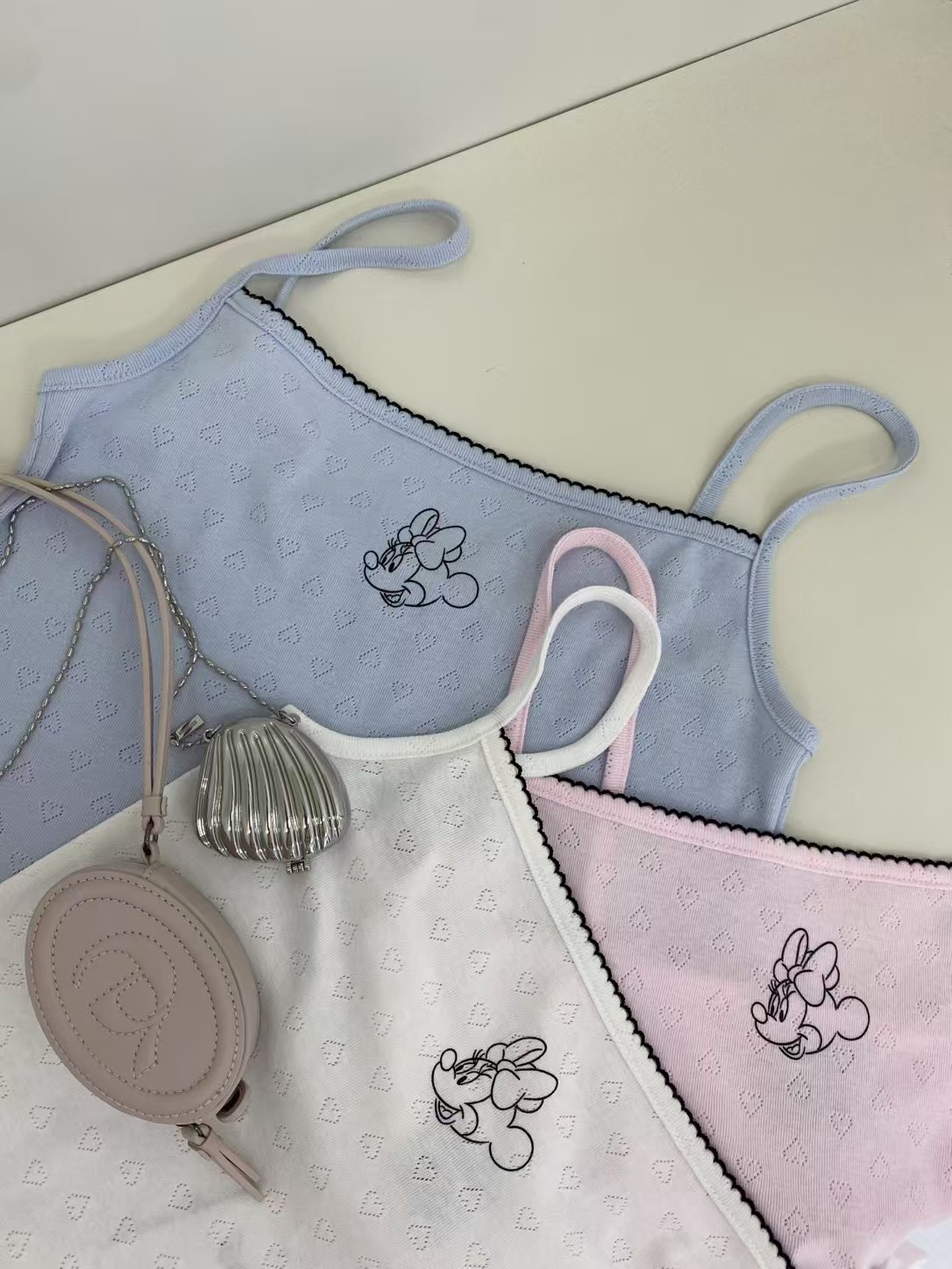 ONTHEMOOD東大門㊣實拍女裝新品熱賣職業25春夏休閑吊帶背心RIPPLE吊帶/背心