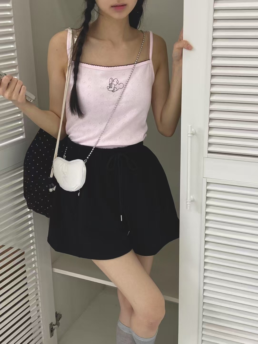 ONTHEMOOD東大門㊣實拍女裝新品熱賣職業25春夏休閑吊帶背心RIPPLE吊帶/背心