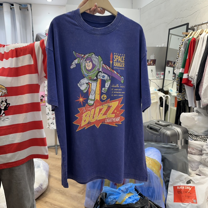 DE LINE東大門㊣實拍女裝新品時尚推薦人氣25春夏熱賣職業T恤DE LINET恤圖色1