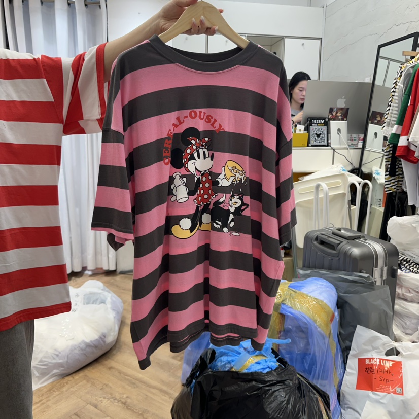 DE LINE東大門㊣代購女裝新品真品職業人氣休閑時尚推薦T恤DE LINET恤圖色2